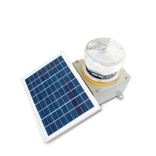 Led Bina Yapı Hava İkaz Lambası  (Güneş panelli)