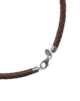 Leather chain with a loop,