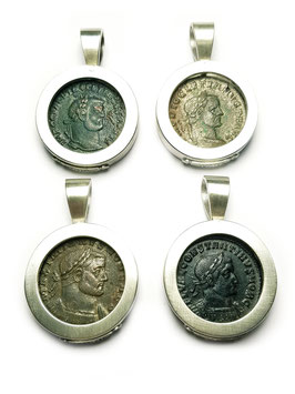 Antike Zeugnisse Vier Halsketten gemischt