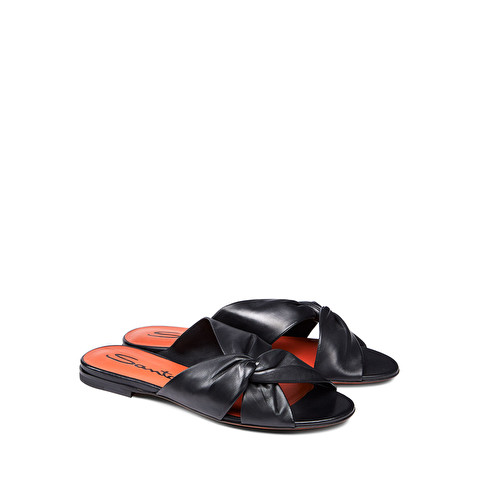 DERİ BAYAN SANDALET TERLİK