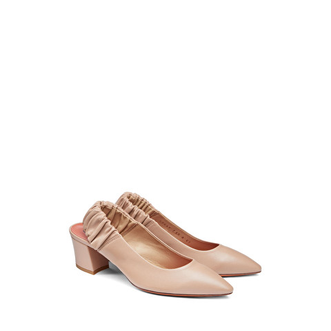 exclusive deri bayan ayakkabısı askılı