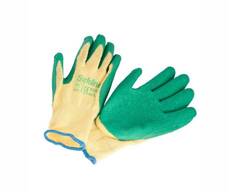  latex coated gloves