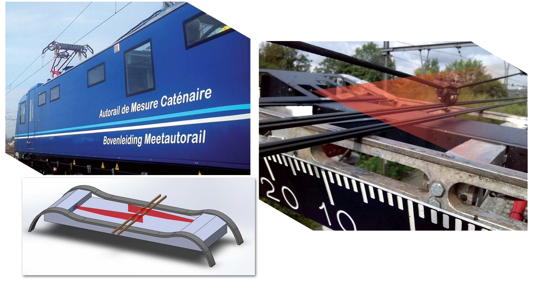 Hava hatti parametrelerini Yanal lazerlerle olcmek icin ozel pantograf