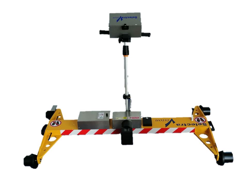 Havai hat geometrisi olcumleri icin CAT-T Tasinabilir Araba