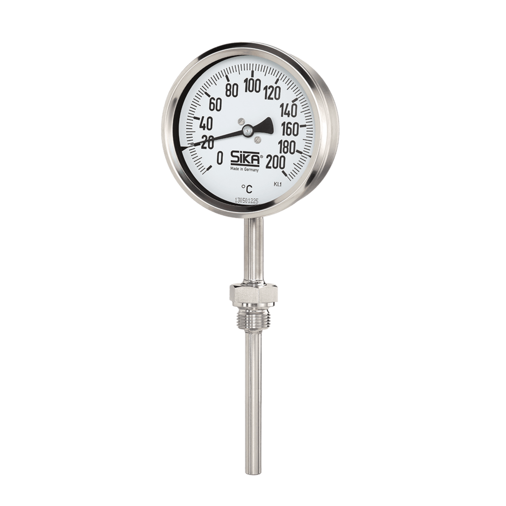 Thermomètre à cadran pour pression de gaz version industrielle