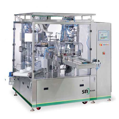 AUTOMATIC FILLING AND SEALING MACHINE   FOR THE FOOD INDUSTRY