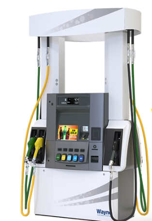 Gasoline and diesel refueling pumps