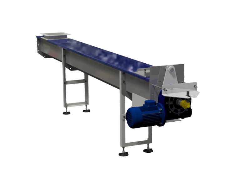 Geri kazanim icin vidali konveyorler