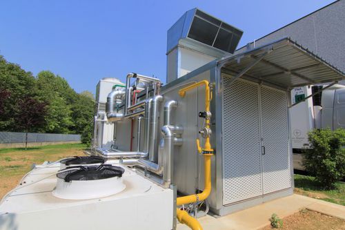 Natural gas CHP plant REC+