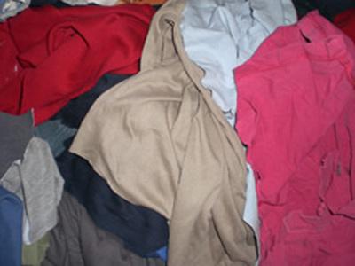 collecting old clothes