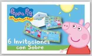 Invitaciones peppa cochon